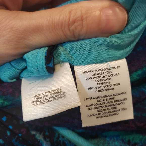 EVAN PICONE Black Label faux wrap short sleeve stretch bodycon green sz 12 dress - Picture 7 of 8